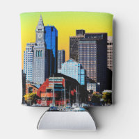 Das Magnet der Poster Card des Custom House Boston