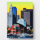 Das Magnet der Poster Card des Custom House Boston Fotoplatte (Vorderseite)