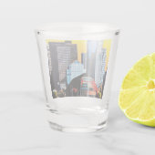 Das Magnet der Poster Card des Custom House Boston Schnapsglas (Rückseite)