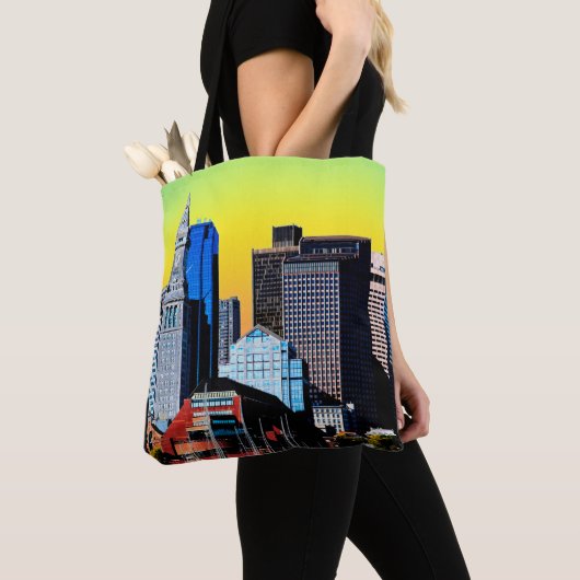 Das Magnet der Poster Card des Custom House Boston Tasche (Von Nahem)