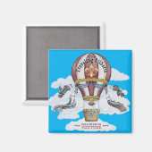 Das Magnet der reisenden Gilberts (Vorderseite/Rückseite)