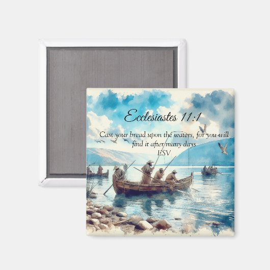 Das Magnet des Brotes "Verse" (Vorderseite/Rückseite)