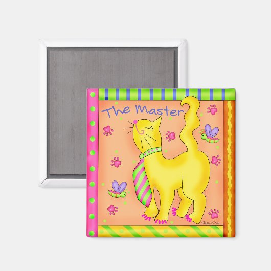 Das Magnet des Meisterplatzes (Vorderseite/Rückseite)