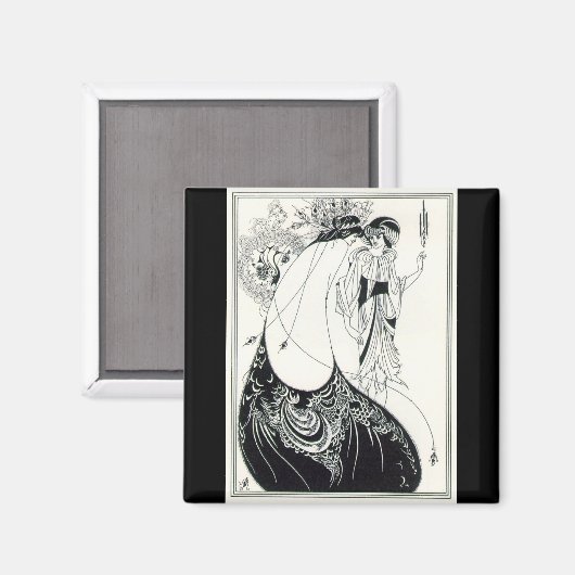 Das Magnet des Pfauenspucks (Vorderseite/Rückseite)