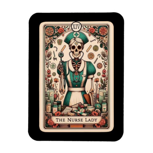 Das Magnet für das Nurse Lady Tarot (Vertikal)
