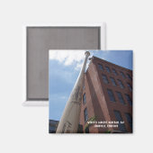 Das Magnet für den weltgrößten Baseball-Bat-Kühlsc (Vorderseite/Rückseite)