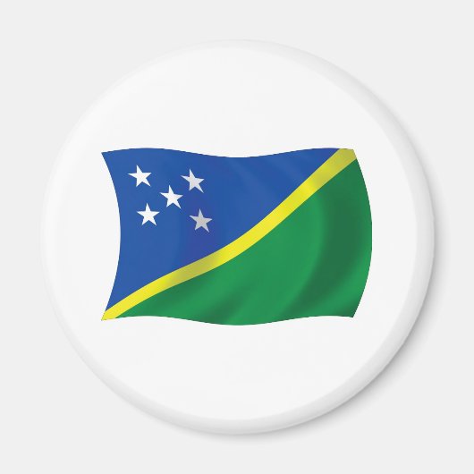 Das Magnet für die Flagge der Salomonen (Vorne)