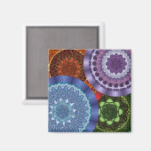 Das Magnet Mandalas Elemente (Vorderseite/Rückseite)