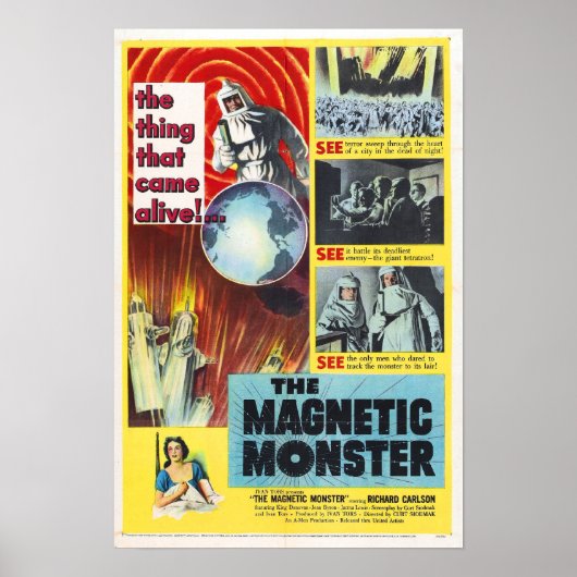 Das Magnet-Monster-Poster Poster (Vorne)