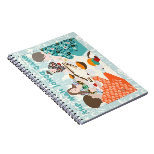 Das Mah Jongg Game-Notebook Notizblock (Rechte Seite)