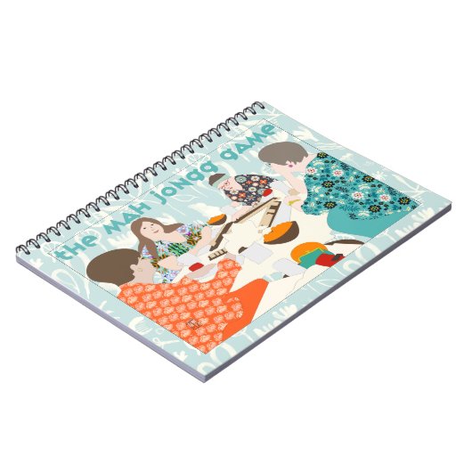 Das Mah Jongg Game-Notebook Notizblock (Linke Seite)