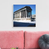 Das Maison Carree Leinwanddruck (Insitu (Wohnzimmer))