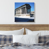 Das Maison Carree Leinwanddruck (Insitu (Schlafzimmer))