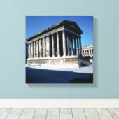 Das Maison Carree Leinwanddruck (Insitu (Holzboden))