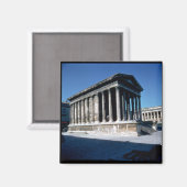 Das Maison Carree Magnet (Vorderseite/Rückseite)