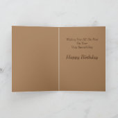 Das majestätische Bison - ein Symbol für Power und Dankeskarte (Innenseite)