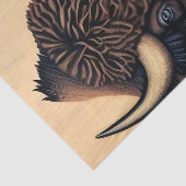 Das majestätische Bison - ein Symbol für Power und Seidenpapier (Ausschnitt)