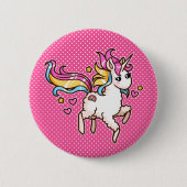 Das majestätische Llamacorn Button (Vorderseite)