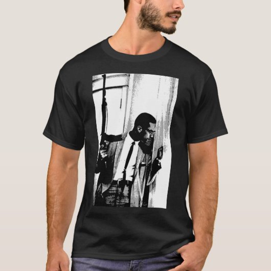 Das Malcolm X schwarze Kunstwerk Classic T-Shi T-Shirt (Vorderseite)