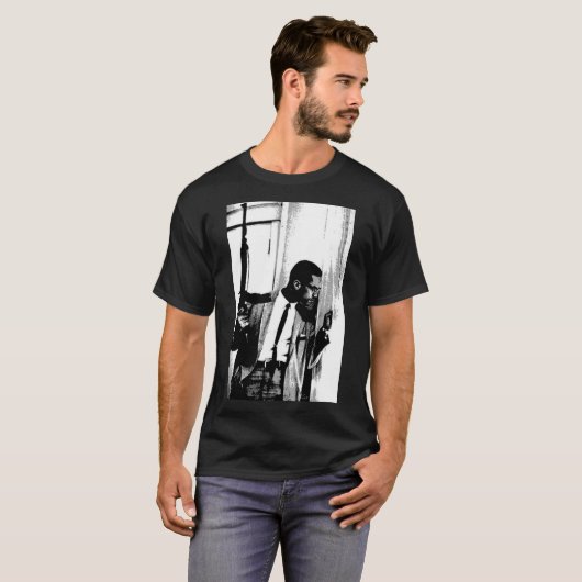 Das Malcolm X schwarze Kunstwerk Classic T-Shi T-Shirt (Vorne ganz)