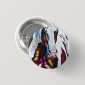 Das malerische Pferd Button (Vorne & Hinten)