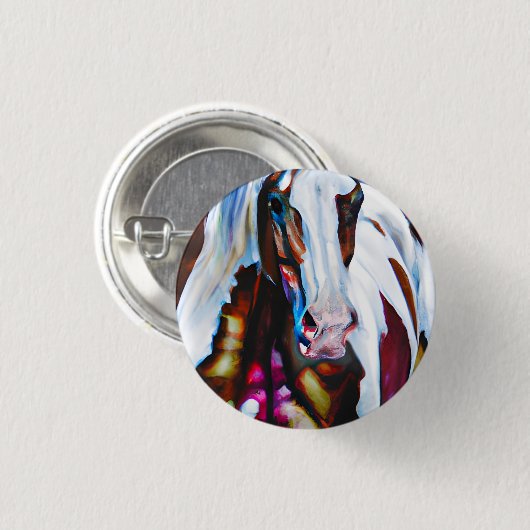 Das malerische Pferd Button (Vorne & Hinten)