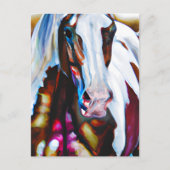 Das malerische Pferd Postkarte (Vorderseite)