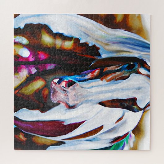 Das malerische Pferd Puzzle (Horizontal)