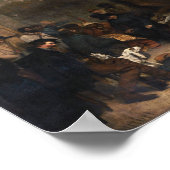 Das Malerstudio von Courbet - Poster (Ecke)