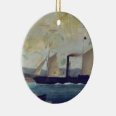 Das "Mallorcan", auf dem Schiff George Sand und Keramikornament (Rechts)