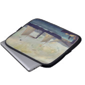 Das "Mallorcan", auf dem Schiff George Sand und Laptopschutzhülle (Vorne Knopf)