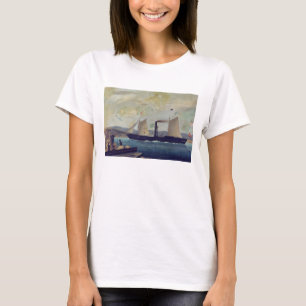 Das "Mallorcan", auf dem Schiff George Sand und T-Shirt