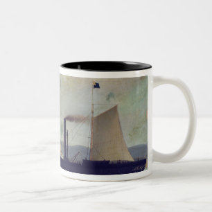 Das "Mallorcan", auf dem Schiff George Sand und Zweifarbige Tasse