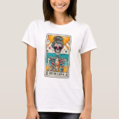 Das Mama Life Funny Skelett Tarot T-Shirt (Vorderseite)