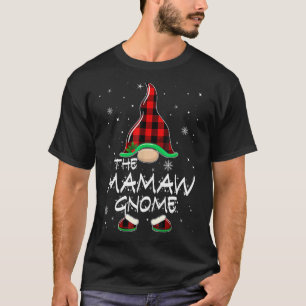 Das Mamaw Gnome Red Buffalo Kariert Weihnachten Pa T-Shirt