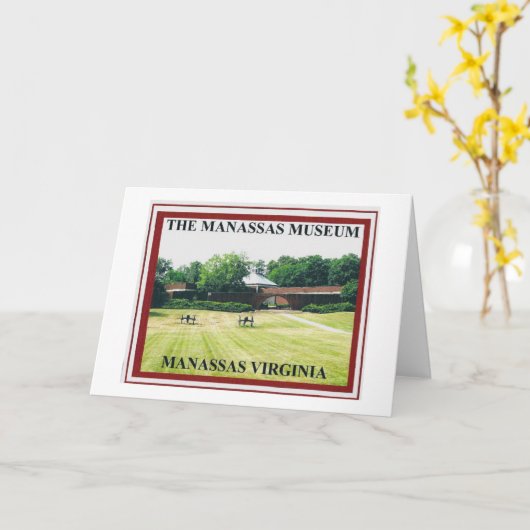 DAS MANASSAS MUSEUM KARTE (Gelbe Blume)