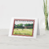 DAS MANASSAS MUSEUM KARTE (Vorderseite)