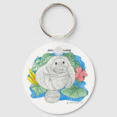 Das Manatee gerettet Schlüsselanhänger (Vorderseite)