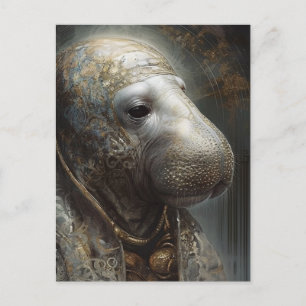 Das Manatee Postkarte