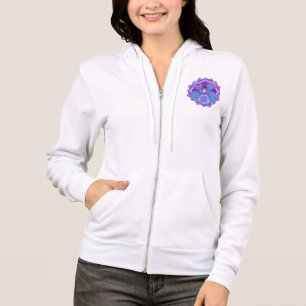 Das Mandala des Dritten Auge Chakras Hoodie