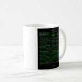 Das Manifest des Hackers Kaffeetasse (VorderseiteRechts)