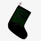 Das Manifest des Hackers Kleiner Weihnachtsstrumpf (Vorderansicht (hängend))