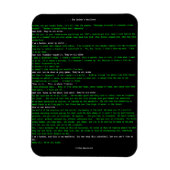 Das Manifest des Hackers Magnet (Vertikal)