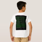 Das Manifest des Hackers T-Shirt (Schwarz voll)