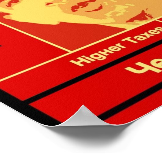 Das Manifesto-Poster des Obamunisten Poster (Ecke)