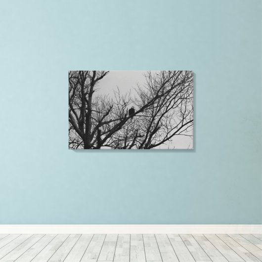 Das Männchen wacht Leinwanddruck (Insitu (Holzboden))