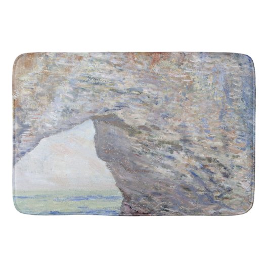 Das Manneporte bei Étretat von Claude Monet Badematte (Vorderseite)