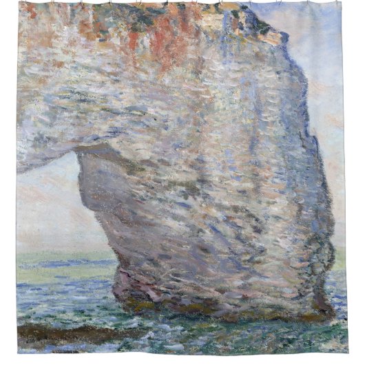 Das Manneporte bei Étretat von Claude Monet Duschvorhang (Vorderseite)