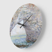 Das Manneporte bei Étretat von Claude Monet Große Wanduhr (Winkel)
