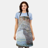 Das Manneporte bei Étretat von Claude Monet Schürze (Getragen)